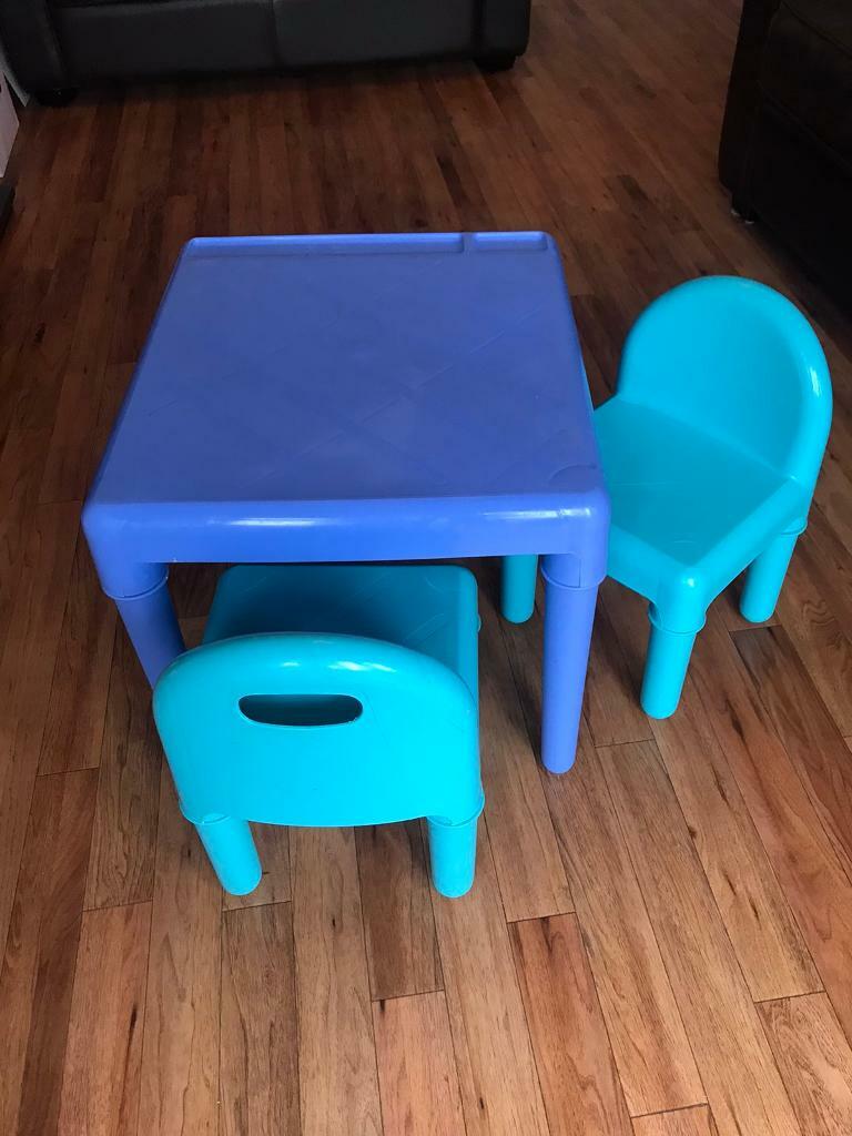 elc childrens table and chairs
